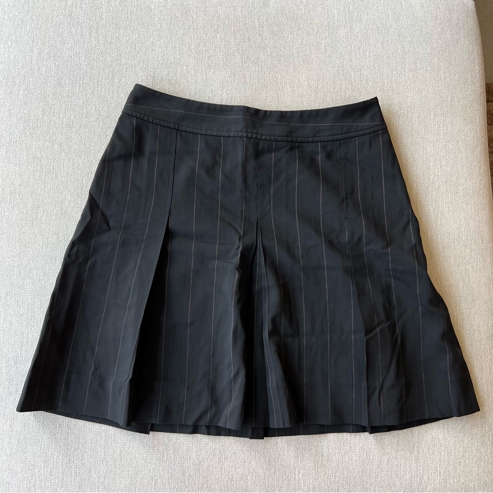 Banana Republic Wool Blend Pleated Mini Skirt
